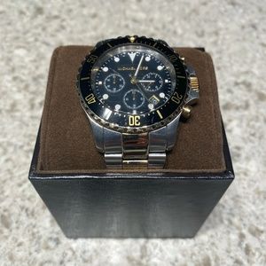 Michael Kors Steel and Gold color Diver Watch